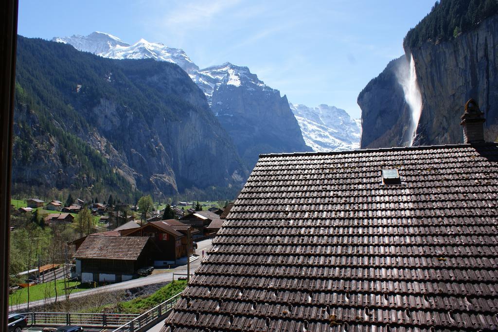 Base Cafe Leilighet Lauterbrunnen Eksteriør bilde