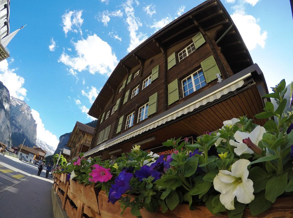 Base Cafe Leilighet Lauterbrunnen Eksteriør bilde